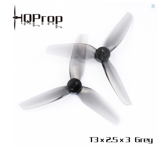 HQProp T3X2.5X3 1.5MM Shaft Micro Whoop Prop 1ถุง 4ใบ