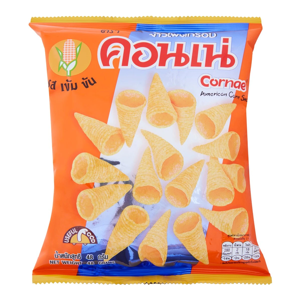 8851727003056 คอนเน่ ขนมข้าวโพดกรอบ รสเข้มข้น 48 กรัม
