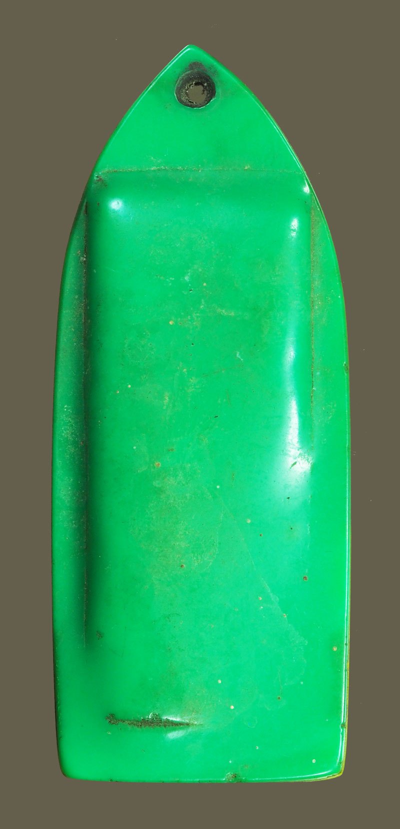 A5740 พระพิมพ์ปางรำพึง เก่า เนื้อดิน เลี่ยมพลาสติกเก่าแบบวินเทจหลายสิบปี สภาพหักยังไม่ได้ซ่อม เอาไว้ดูเนื้อ 13