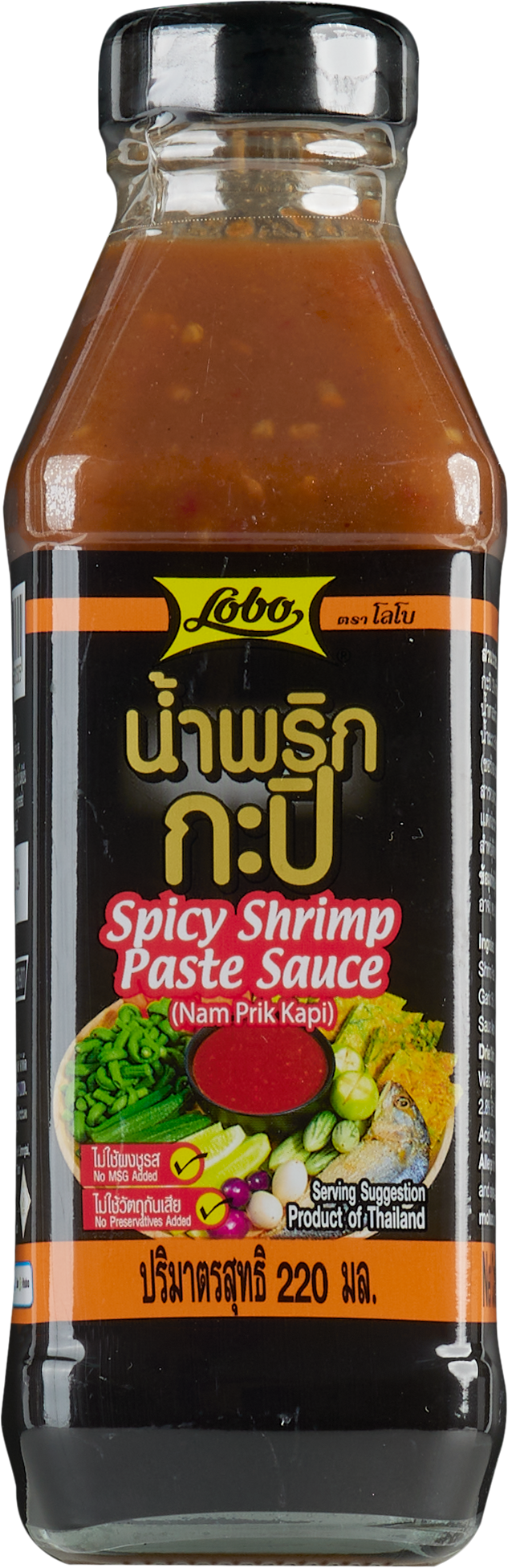 น้ำพริกกะปิ 220 มล. / Spicy Shrimp Paste Sauce (Nam Prik Kapi) 220 ml.