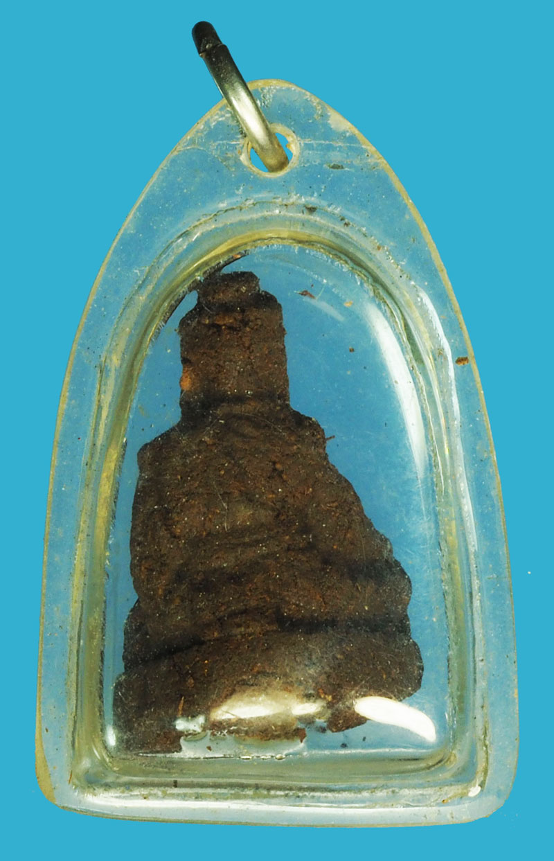 A1022 ฤาษีเนื้อผงผสมว่าน เลี่ยมพลาสติกพอมีอายุไม่ทราบที่และปีสร้าง 12