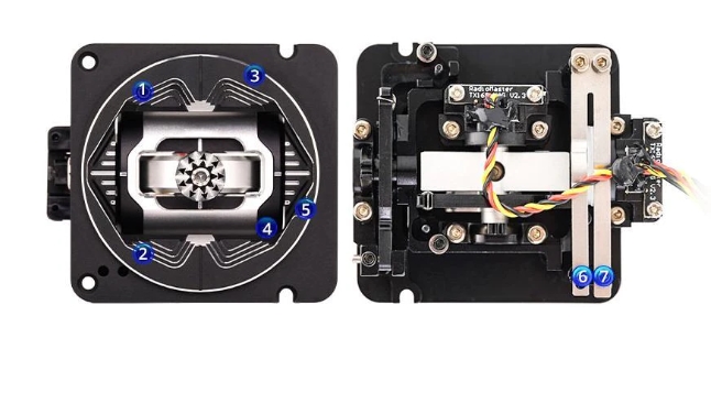 [ของแต่ง] AG01 CNC Hall Gimbal Sets New Colors ใชักับวิทยุ TX16S Boxer เนียนๆ แม่นยำสูง สวยงาม