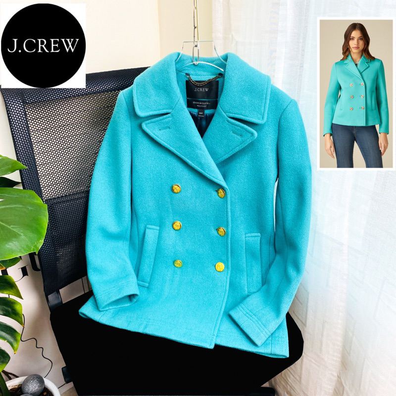 ไซด์ S มือ 1 แบรนด์ J.crew แท้ 100%🌸 เบลเซอร์ สูท Luxury ทรงครอป สีเขียวมิ้นท์ ใส่ออกงาน ปาร์ตี้ ชุดออกงาน ชุดปาร์ตี้