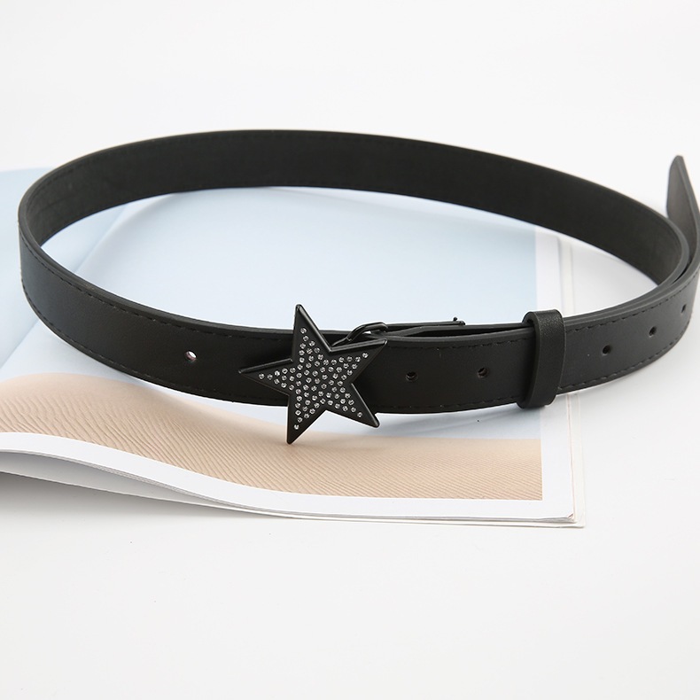 เข็มขัดดาว วินเทจ สไตล์คาวบอยตะวันตก Y2K แฟชั่นสําหรับผู้หญิง ผู้ชาย ความยาว 100 Cm