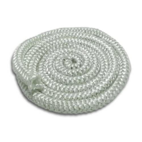 เชือกถักใยแก้ว เชือกถักไฟเบอร์กลาส ฉนวนกันไฟ Fiberglass knitted rope 550℃
