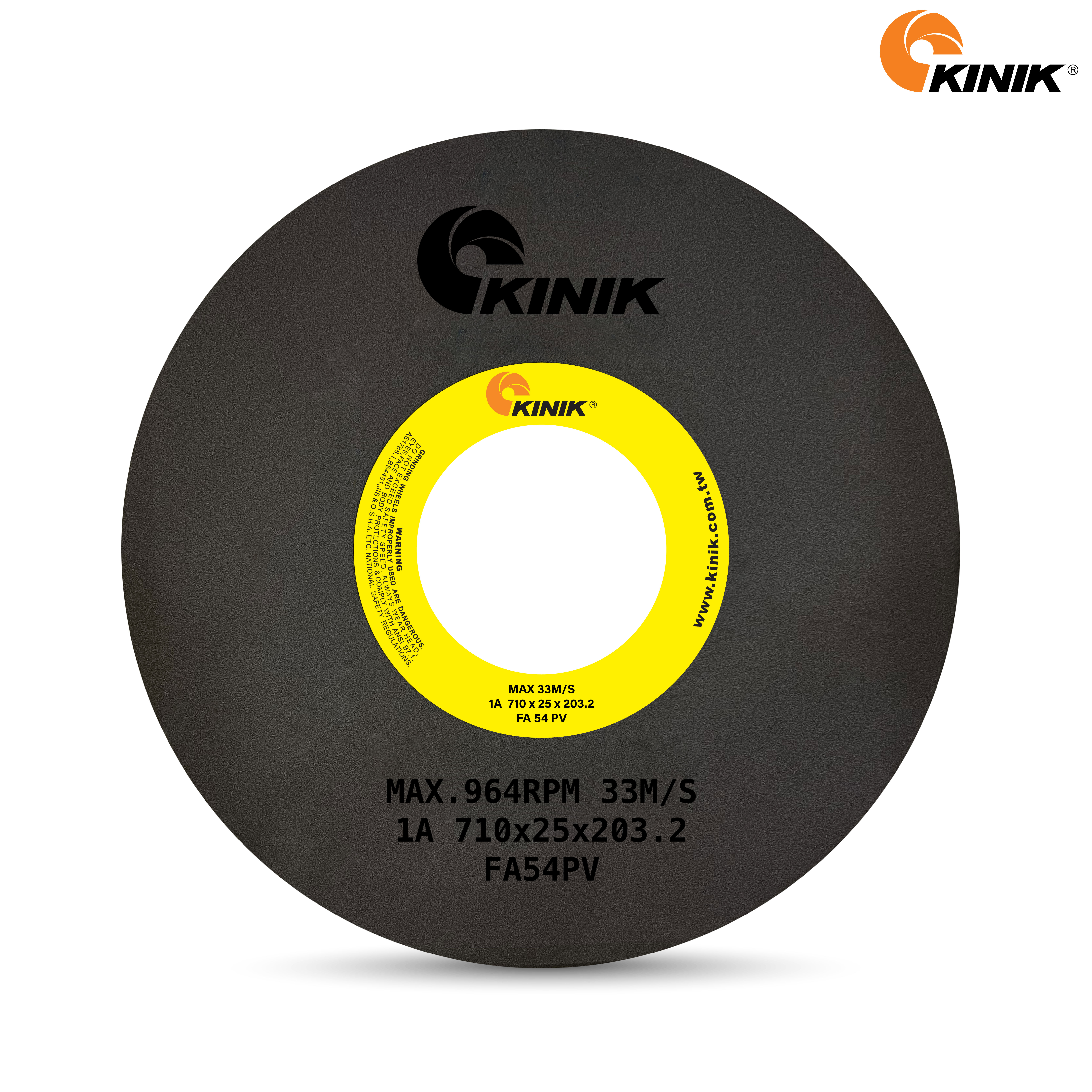 หินเจียร KINIK FA54PV1A 710x25x203.2 mm.