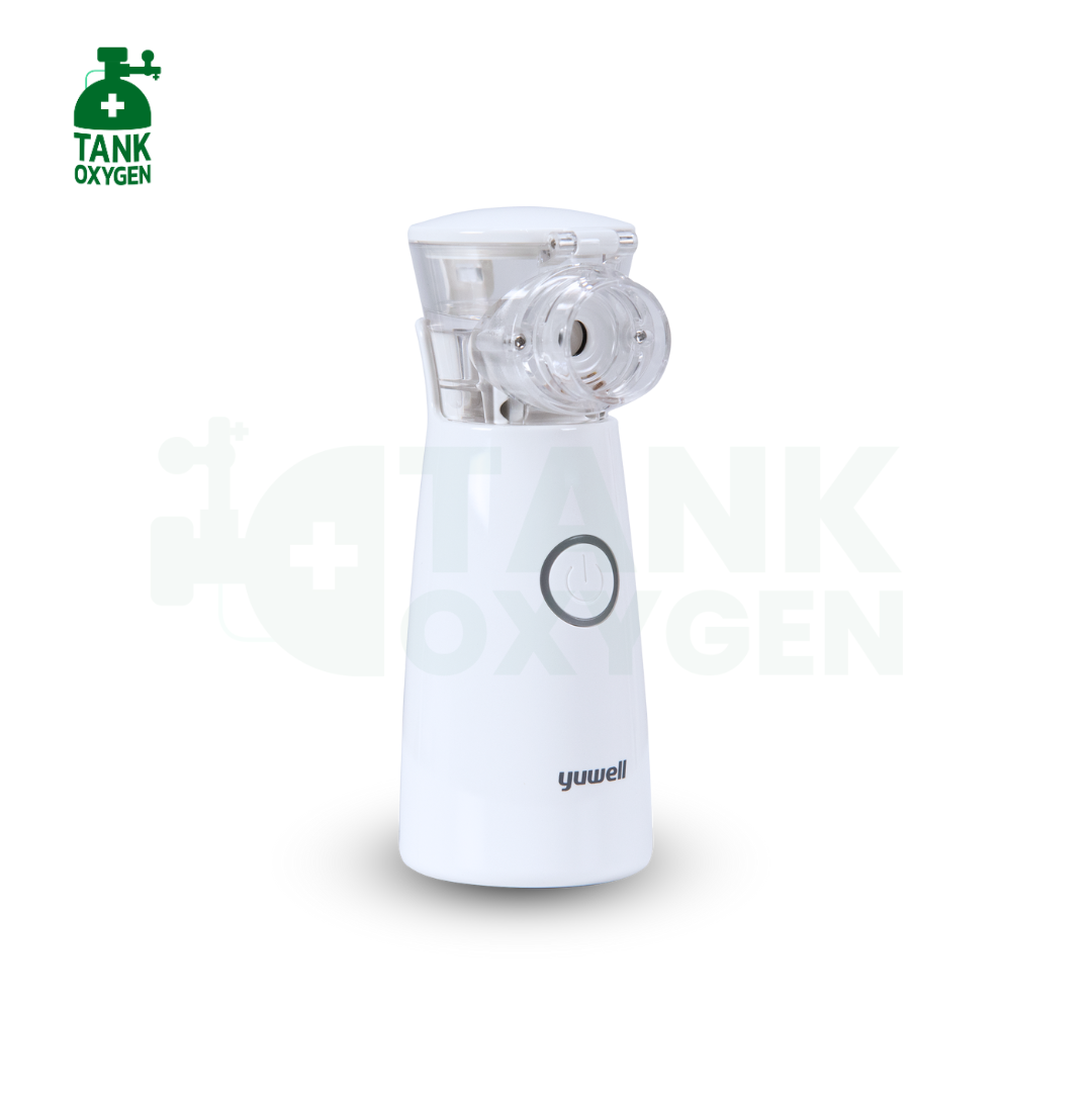 เครื่องพ่นละอองยาแบบพกพา ยี่ห้อ Yuwell รุ่น M102 อุปกรณ์สำหรับรักษาผู้ป่วยโรคทางเดินหายใจ