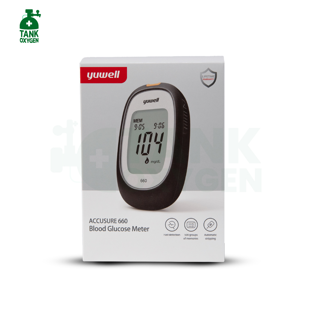 เครื่องตรวจวัดระดับน้ำตาลในเลือด YUWELL Blood Glucose Monitoring System รุ่น 660