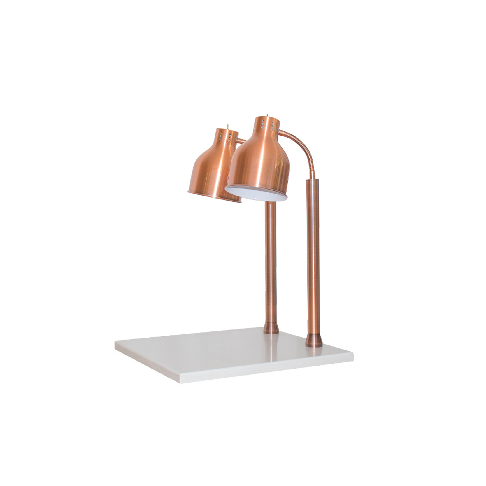 โคมไฟตั้งโต๊ะอุ่นอาหาร Table Heating lamp Food Buffet (Adjustable), Metal + marble E27x2 Max 300W (BF08)