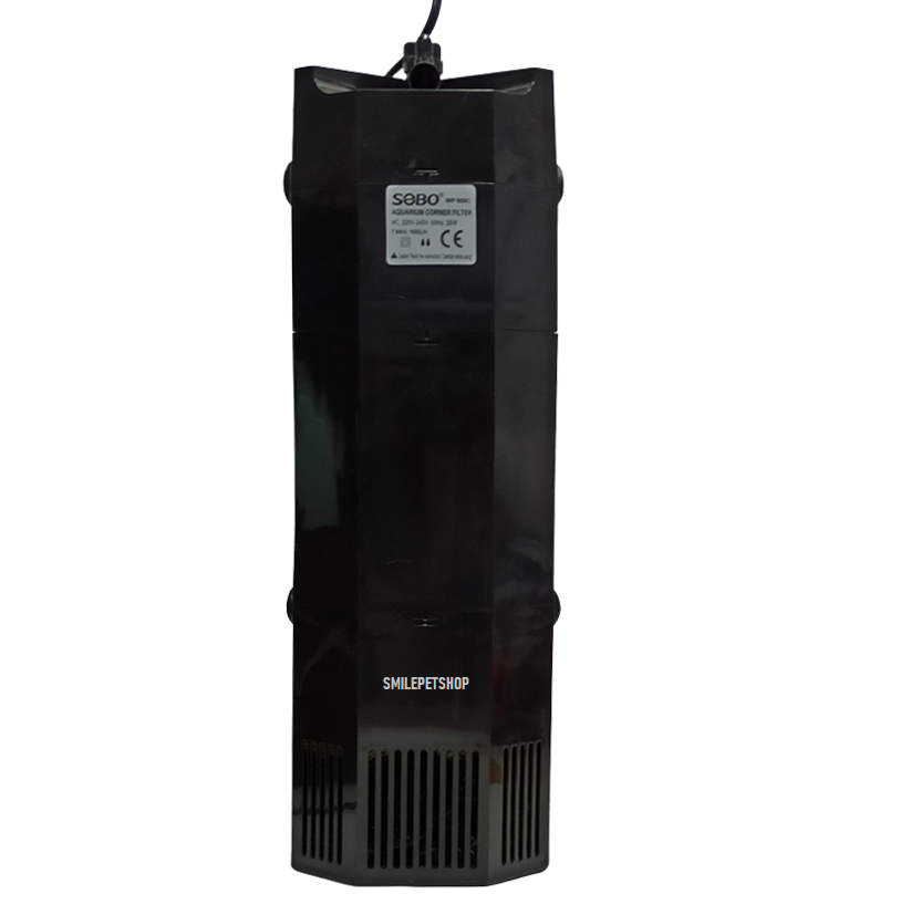 SOBO WP-909C (กรองในข้ามุมตู้ กรองน้ำได้ใสสะอาด เหมาะสำหรับตู้ 30-48 นิ้ว)