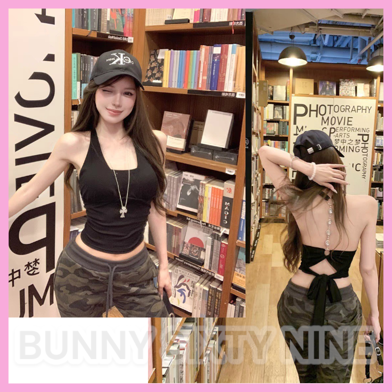 เสื้อคล้องคอ โชวหลังเซ็กซี่ CN5508 พร้อมส่งในไทย