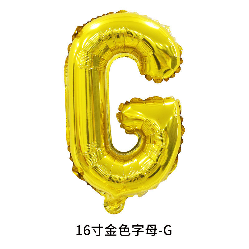 ลูกโป่งตัวอักษร ลูกโป่งวันเกิด ขนาด 16 นิ้ว พร้อมส่ง