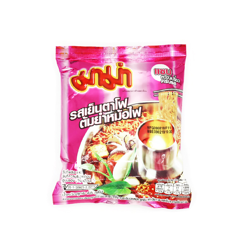 8850987142611 มาม่าเย็นตาโฟต้มยำหม้อไฟ (ซอง) 60g