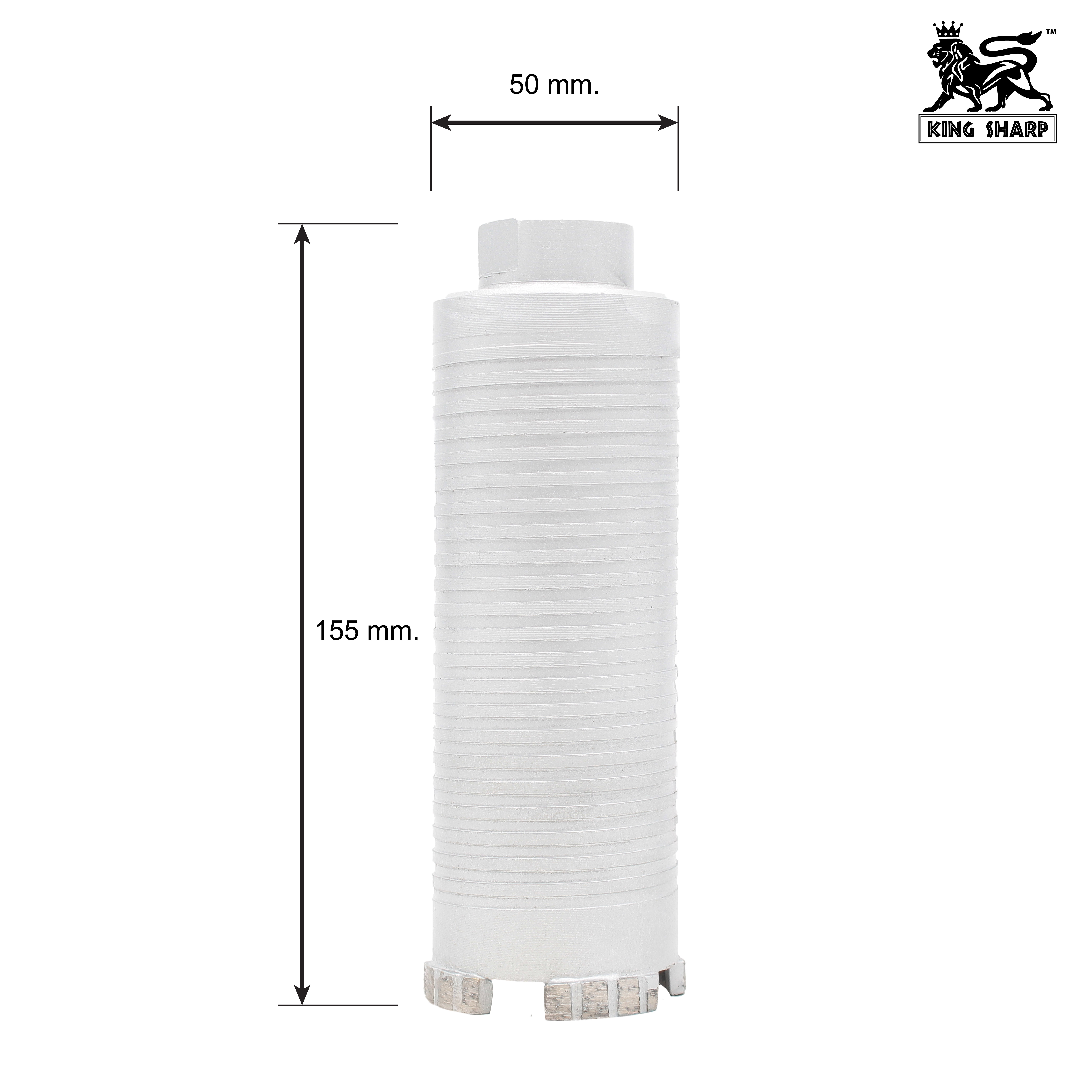 เพชรเจาะคอนกรีต KINGSHARP (P) 50x155 mm.M22