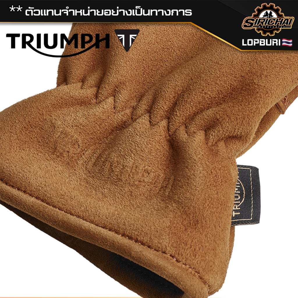 ถุงมือมอเตอร์ไซค์ ถุงมือ Triumph MGVS2203-602