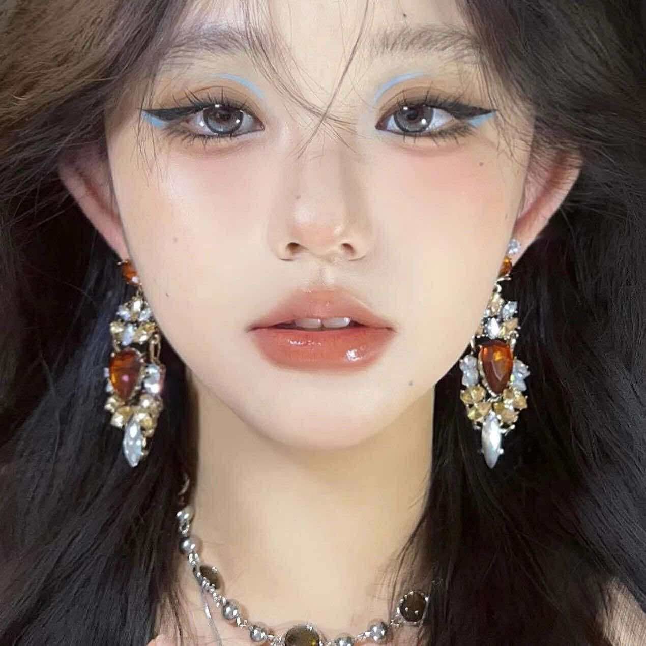 ต่างหูเงิน ต่างหูเพชร ต่างหูยาว พร้อมส่งในไทย