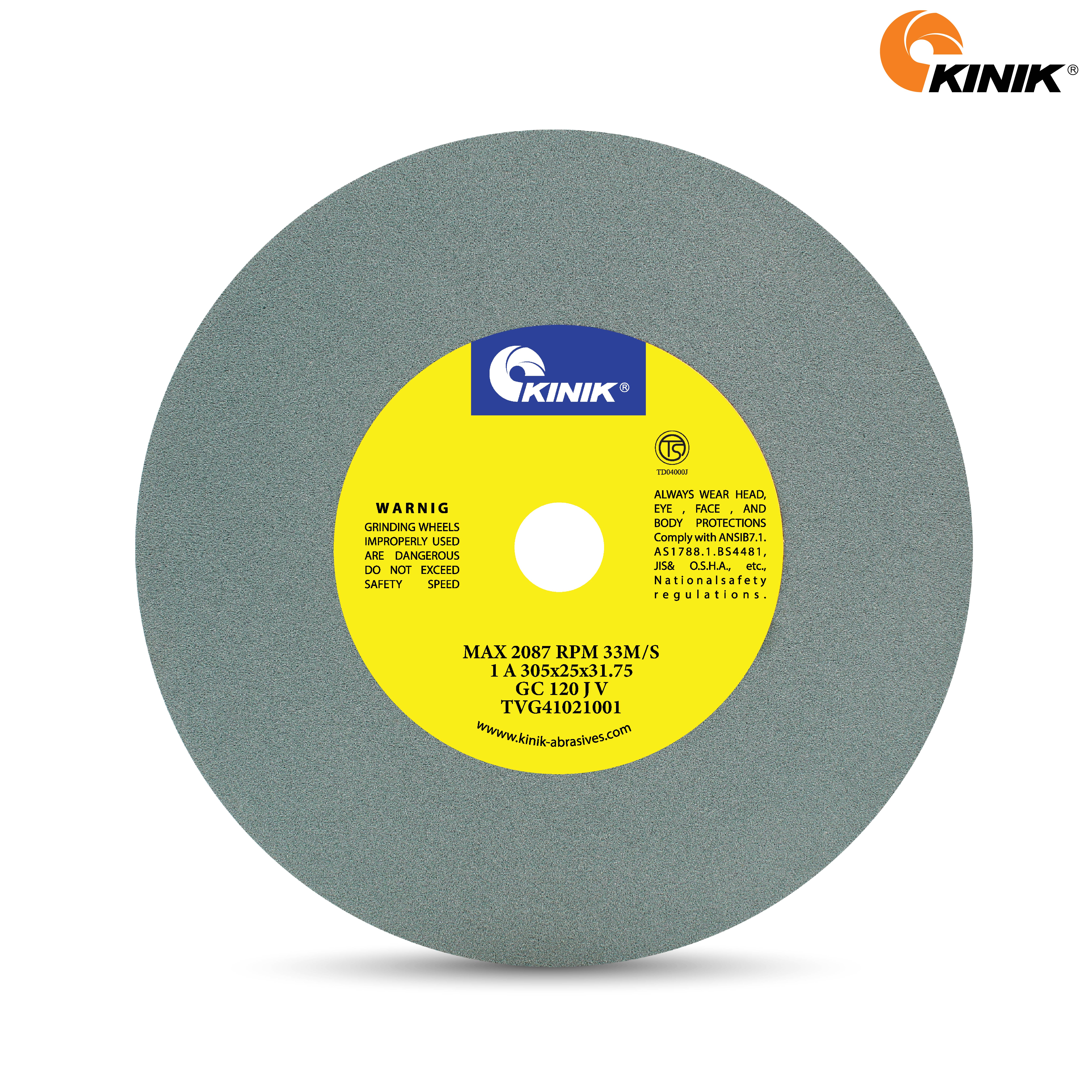 หินเจียร KINIK GC120JV1A 305x25x31.75 m.m.