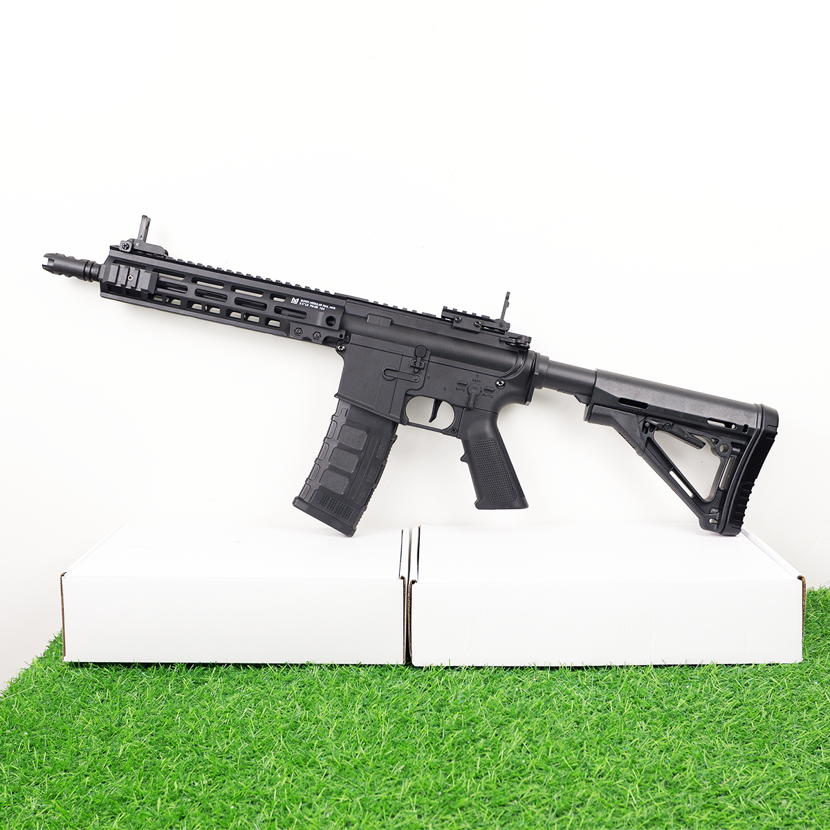 (41AL)MK8 สีดำ เฟืองโลหะ 240FPS+ ปืนเจลไฟฟ้า ของเล่น ยิงรัวได้ ยิงSEMI(ทีละนัด)ได้