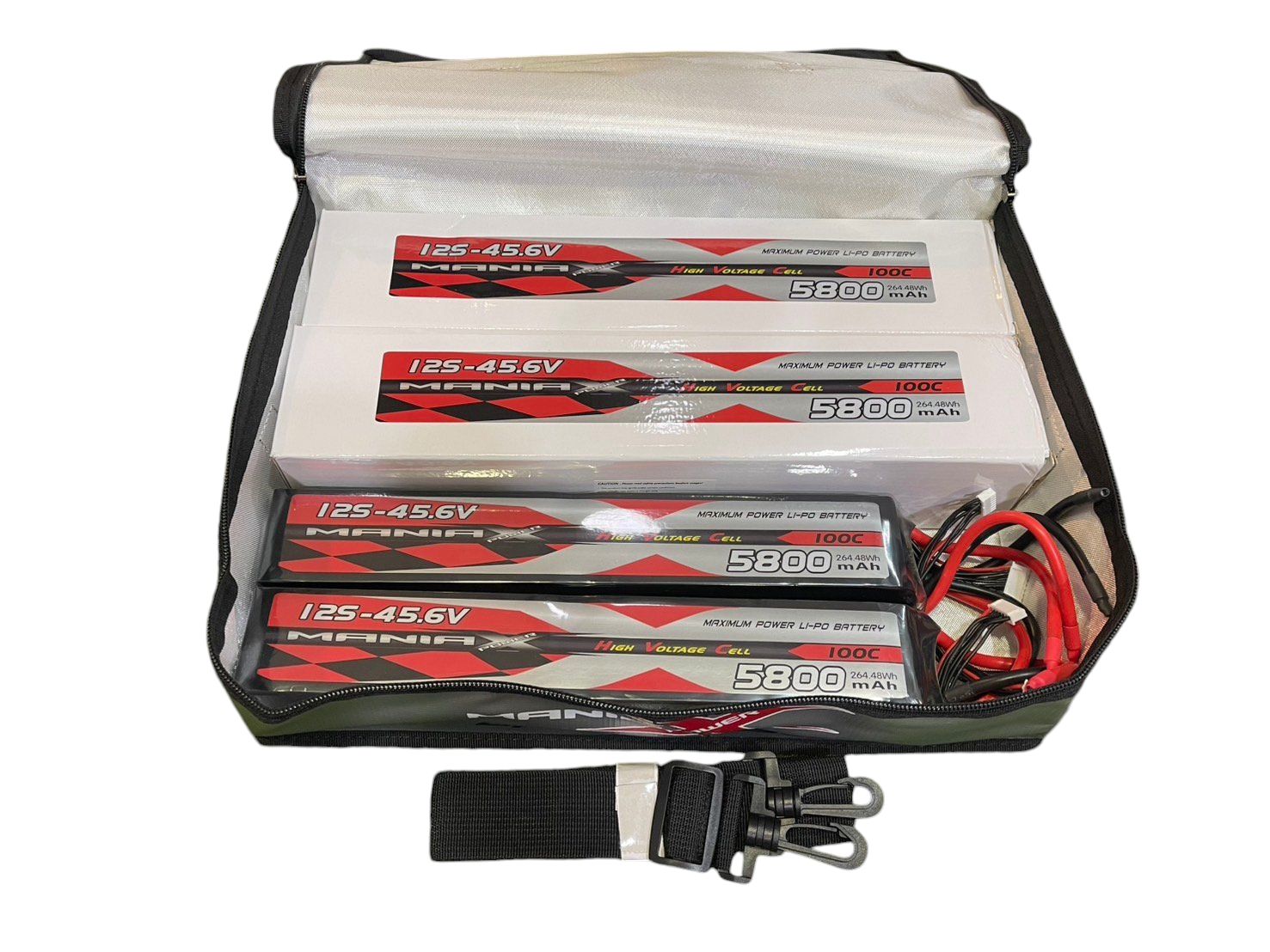 ManiaX LiPo Charge/Safety Bag - 270 x 380 x 100 กระเป๋าเก็บแบตใบใหญ่ สำหรับเก็บ และ ใส่ชาร์จ ป้องกันไฟ