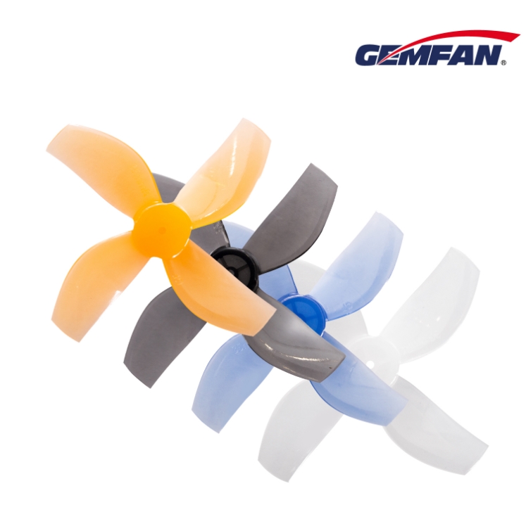 Gemfan 35mm 1406-4 4Inch Ducted 4 Blade Prop 1.4x0.6x4 ใบพัด fpv racing drone ใบจิ๋ว Tiny whoop 1ถุง 8ใบ สุ่มสี