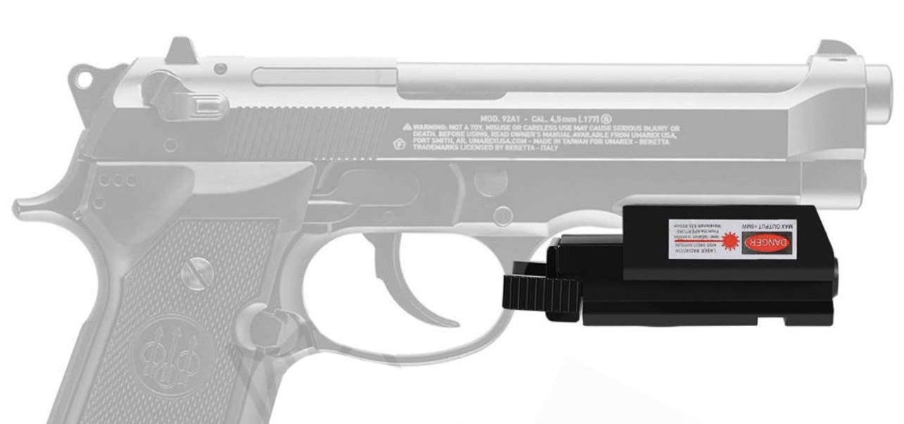 เลเซอร์ติดปืนสั้น