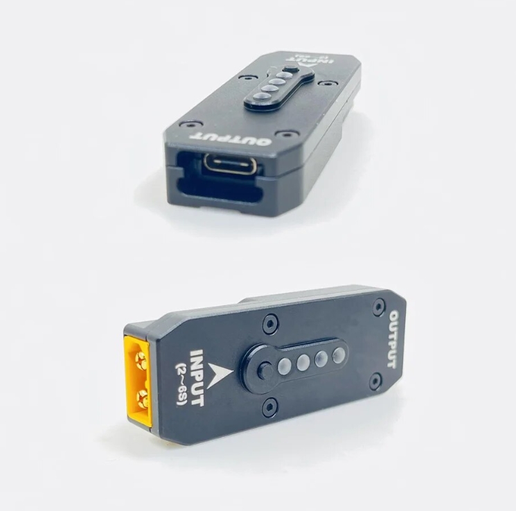 Battery Adapter FPV GOGGLES XT60-C DJI Goggles2 & V2 2-6S ตัวแปลงแบตลิโพ ให้จ่ายไฟมาใช้กับแว่น รับแบต 2-6S
