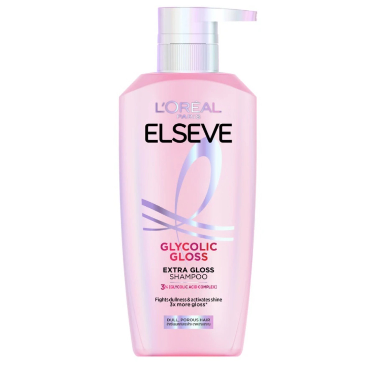 8994993027613 ลอรีอัล เเชมพู เอลแซฟ ไกลโคลิค กลอส กลอส 400 มล.