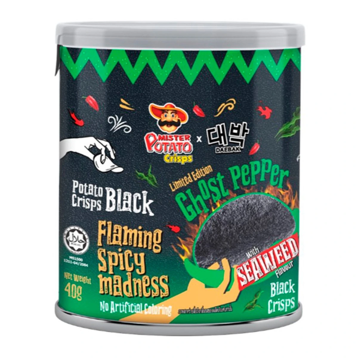 9557062322270 มิสเตอร์โปเตโต้ รสสาหร่ายทะเล 40ก.