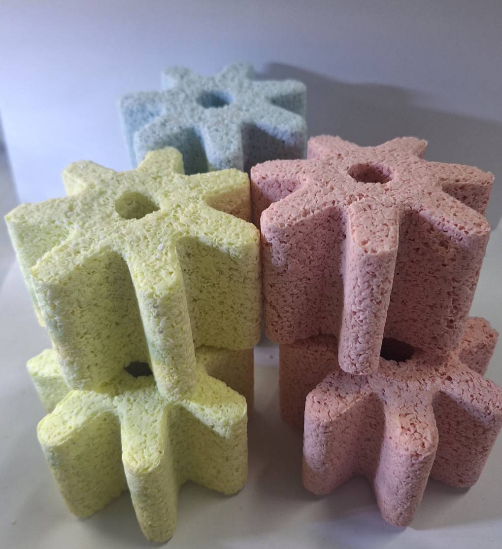 หินกรอง (รูปดาว) ขนาด 9ซม.*5ซม.