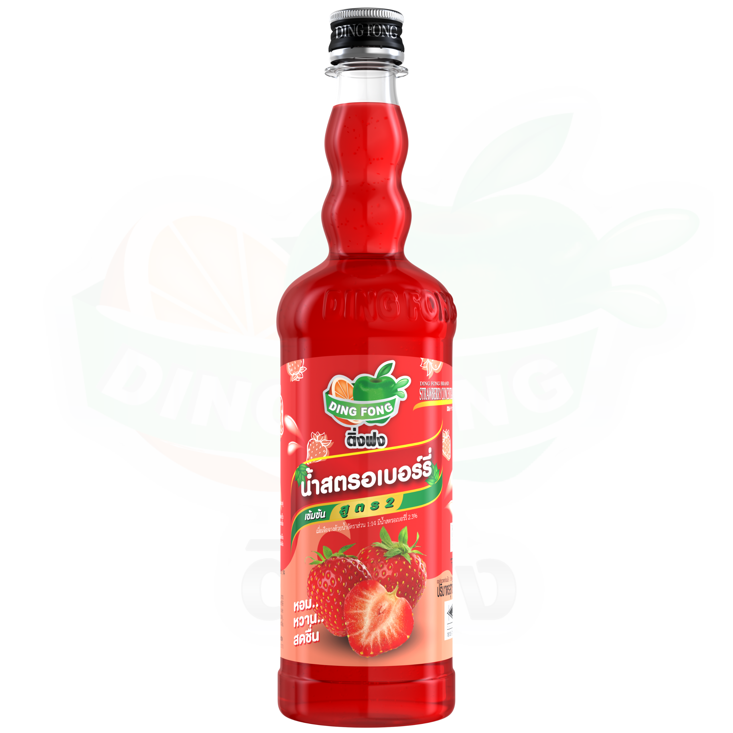 8858732821026 ติ่งฟง น้ำสตรอเบอรี่ 760ml. พรีออเดอร์