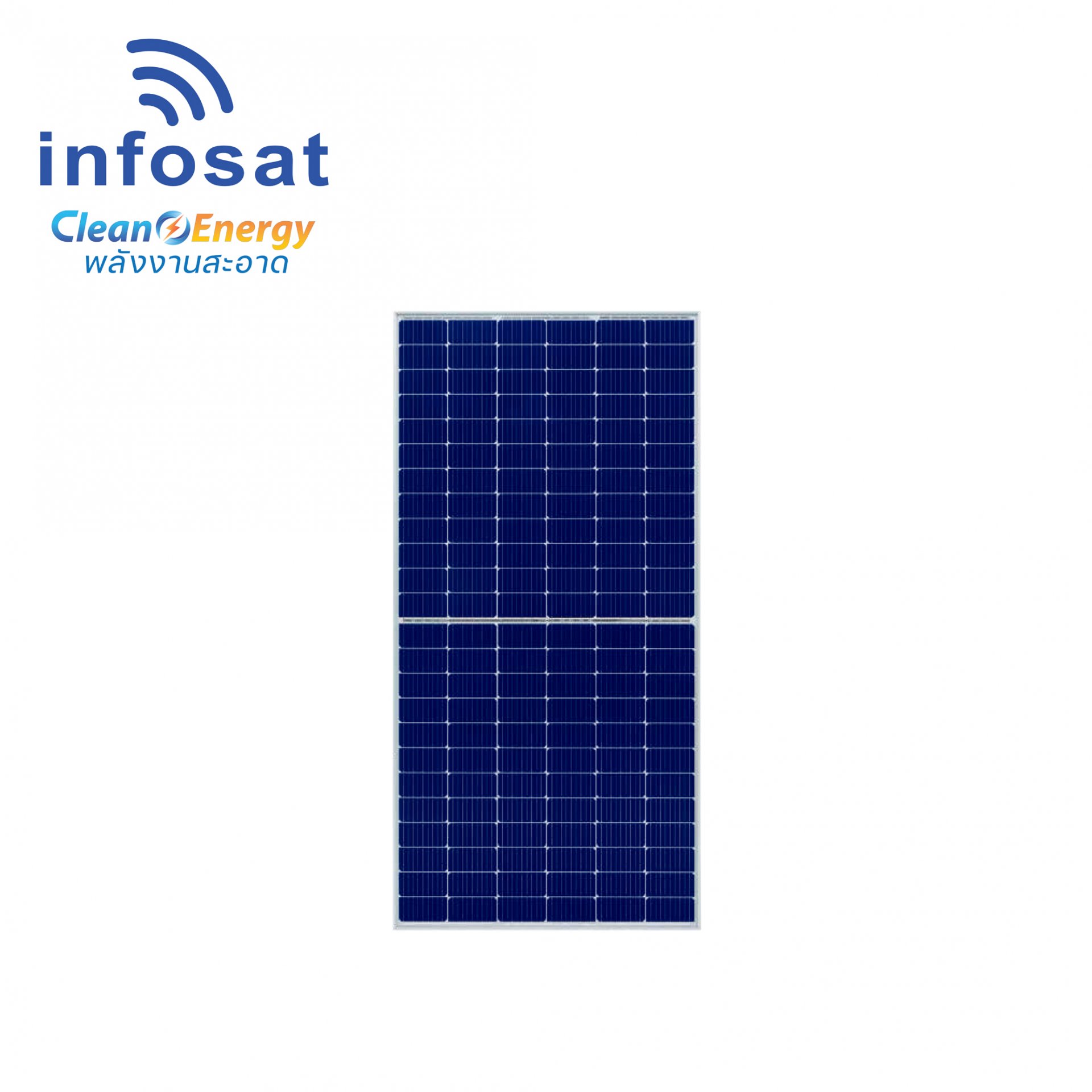 แผงเก็บตะวันโซลาร์เซลล์ Poly 340W Half Cell