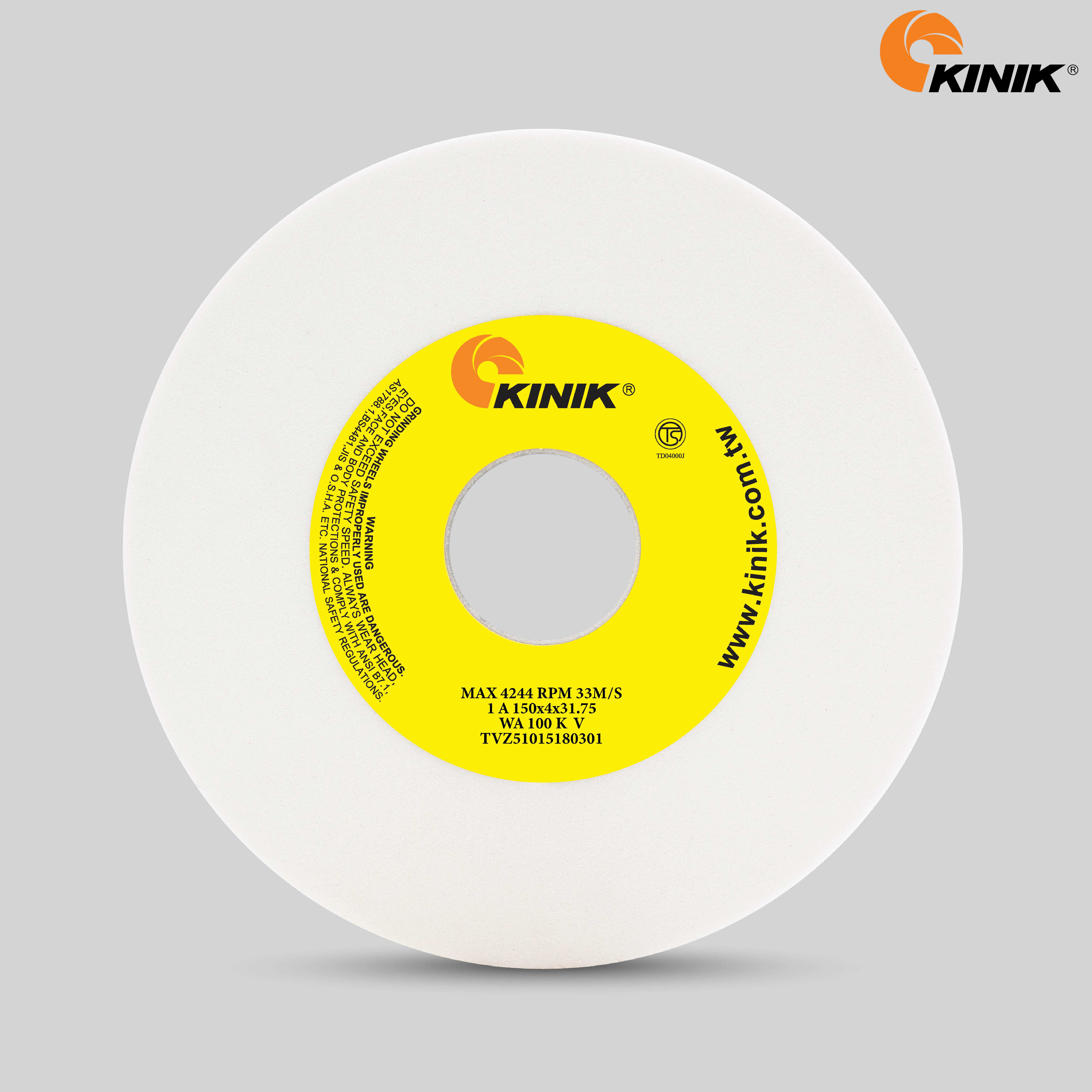 หินเจียร KINIK WA100KV1A 150x4x31.75 mm.
