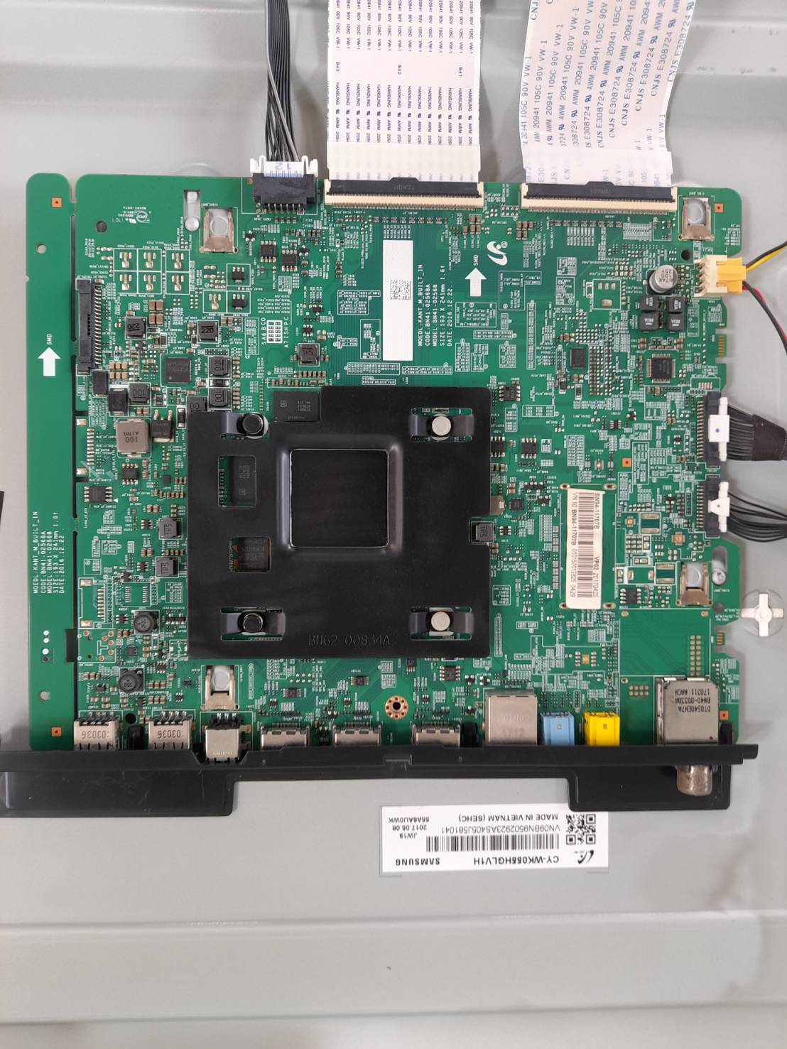 เมนบอร์ดทีวีซัมซุง (MAINBOARD TV SAMSUNG) 55 นิ้ว จอโค้ง อะไหล่ถอดแท้ศูนย์/มือสองสภาพสวย ผ่านการทดสอบ รุ่น UA55MU6300KXXT