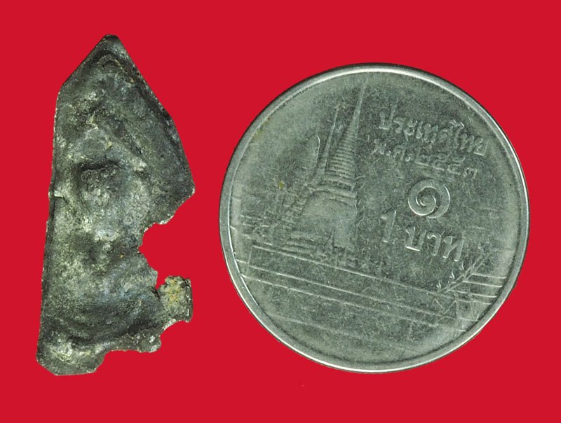 A5724 พระแผง 21 ตัดเดี่ยว กรุวัดราชบูรณะ อยุธยา เนื้อชินเงิน 13