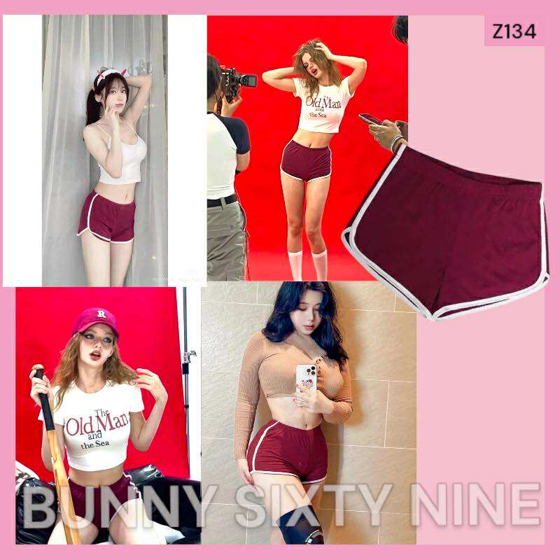 กางเกงขาสั้น กางเกงผ้านิ่ม พร้อมส่งในไทย