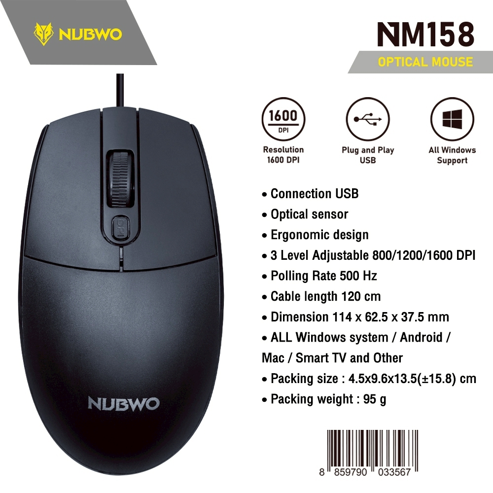 NUBWO NM158 1600DP1