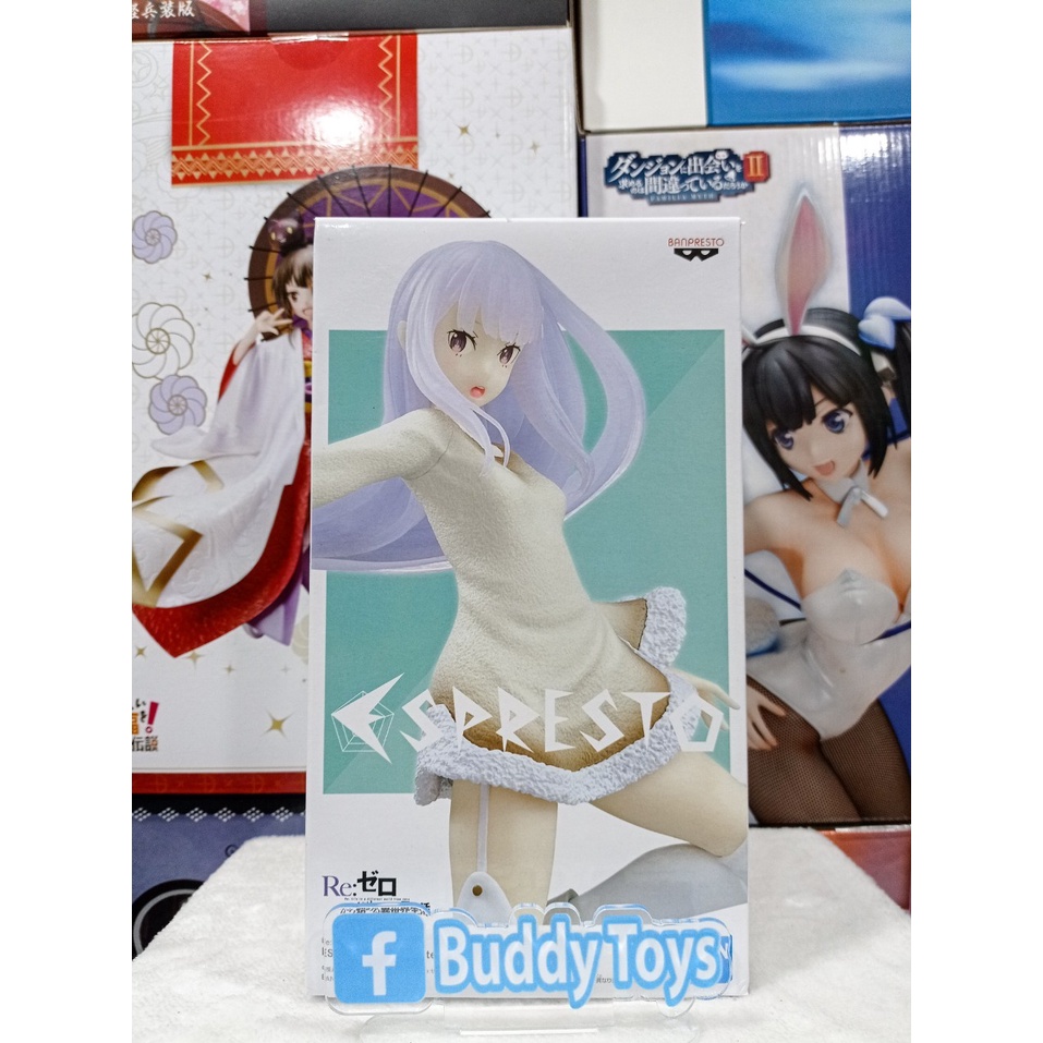[ Figure แท้ ] Espresto - Re:Zero Starting Life in Another World - Furry materials EMILIA [ Banpresto ]