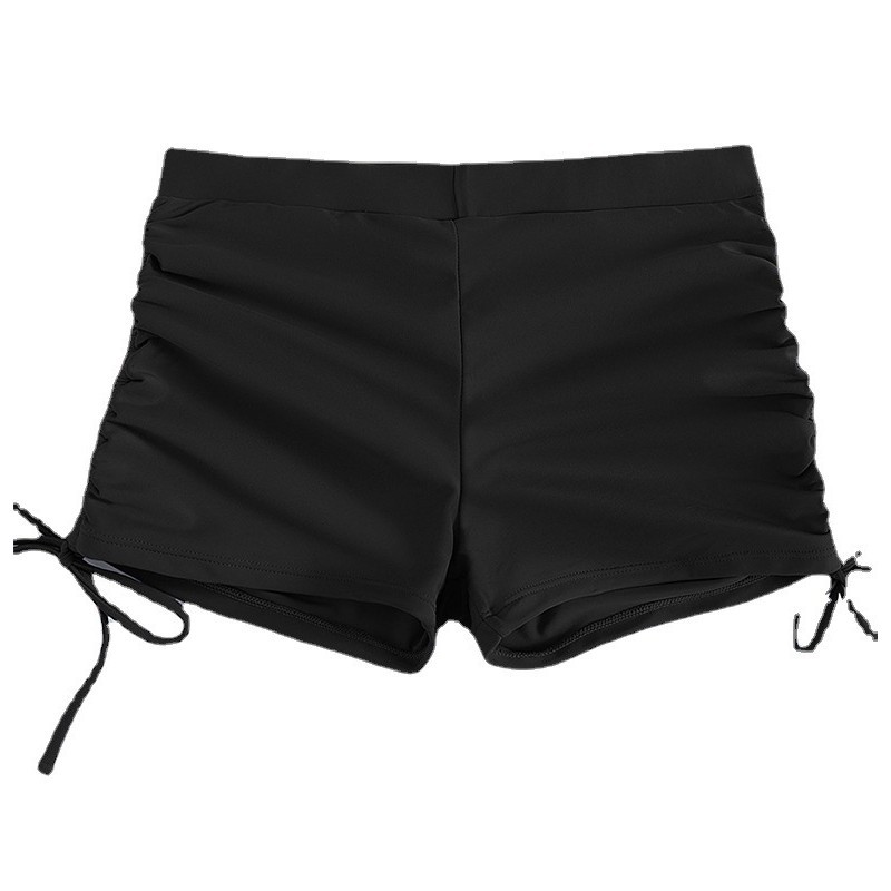 กางเกง ขาสั้นสีดำ บิกินี่ กางเกงว่ายน้ำ กางเกงโคโยตี้ รหัส SW255 / SW025