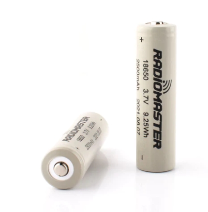 Radiomaster 18650 Battery Li-ion 2500mAh 3.7V (2pcs) 1ุชุด 2ก้อน