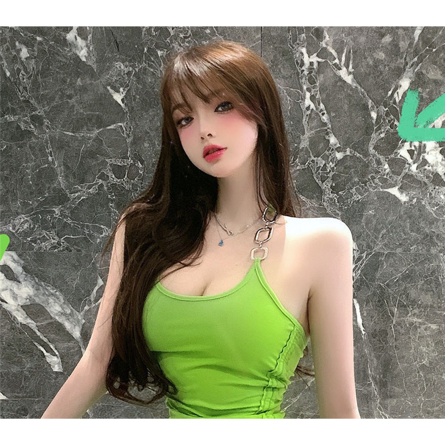 เดรสเซ็กซี่ สายโซ่ ด้านข้างปรับได้ CN2192