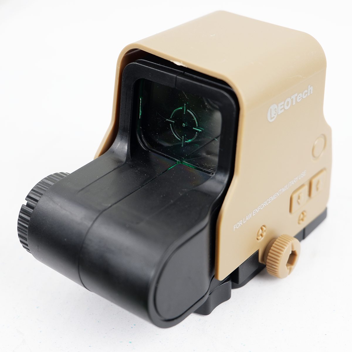 สโคปโฮโลกราฟ สีดำหน้าสั้น ไฟสีเขียว ใช้เล็งอย่างดี ขนาดราง 20 mm (HLS)