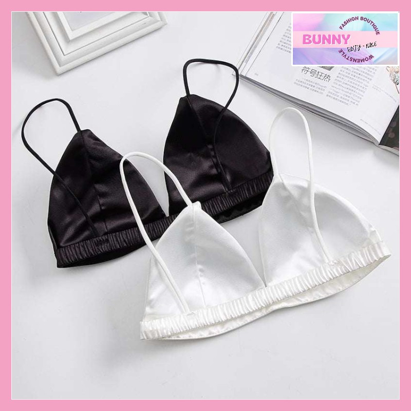 เสื้อสายเดี่ยว ผ้าซาติน เสื้อชั้นใน เสริมฟองนำ้ SP050