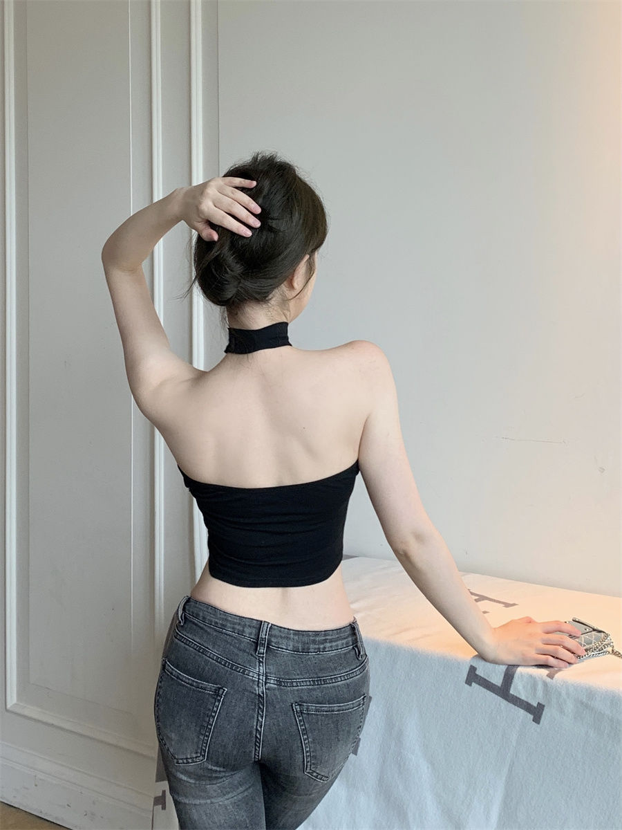 เสื้อครอป ผีเสื้อ ใส่ได้ 2 แบบ รหัส CN2748