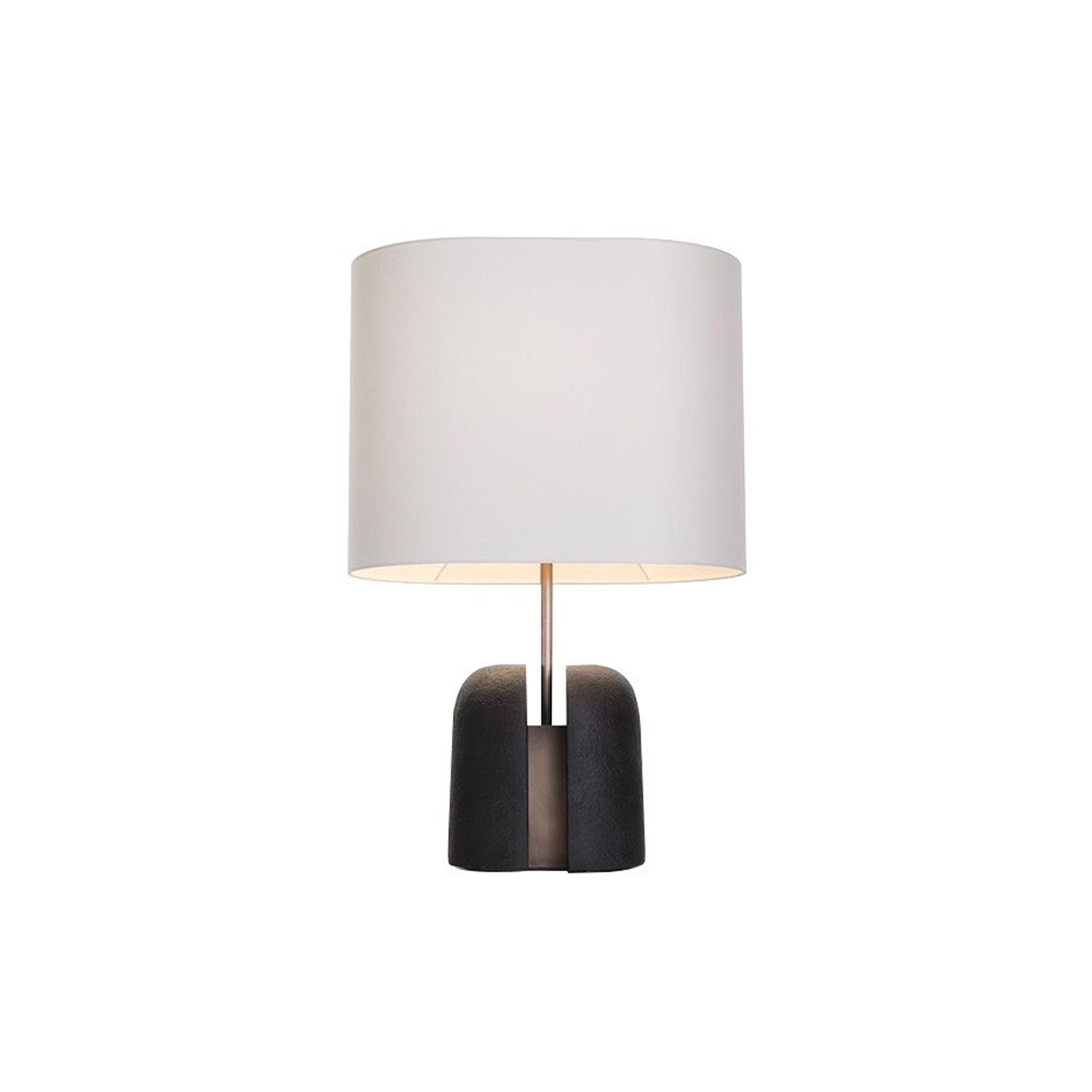 โคมไฟตั้งโต๊ะ สไตล์นอร์ดิก Nordic style table lamp Resin + Hardware + Fabric LED E27x1 IP20