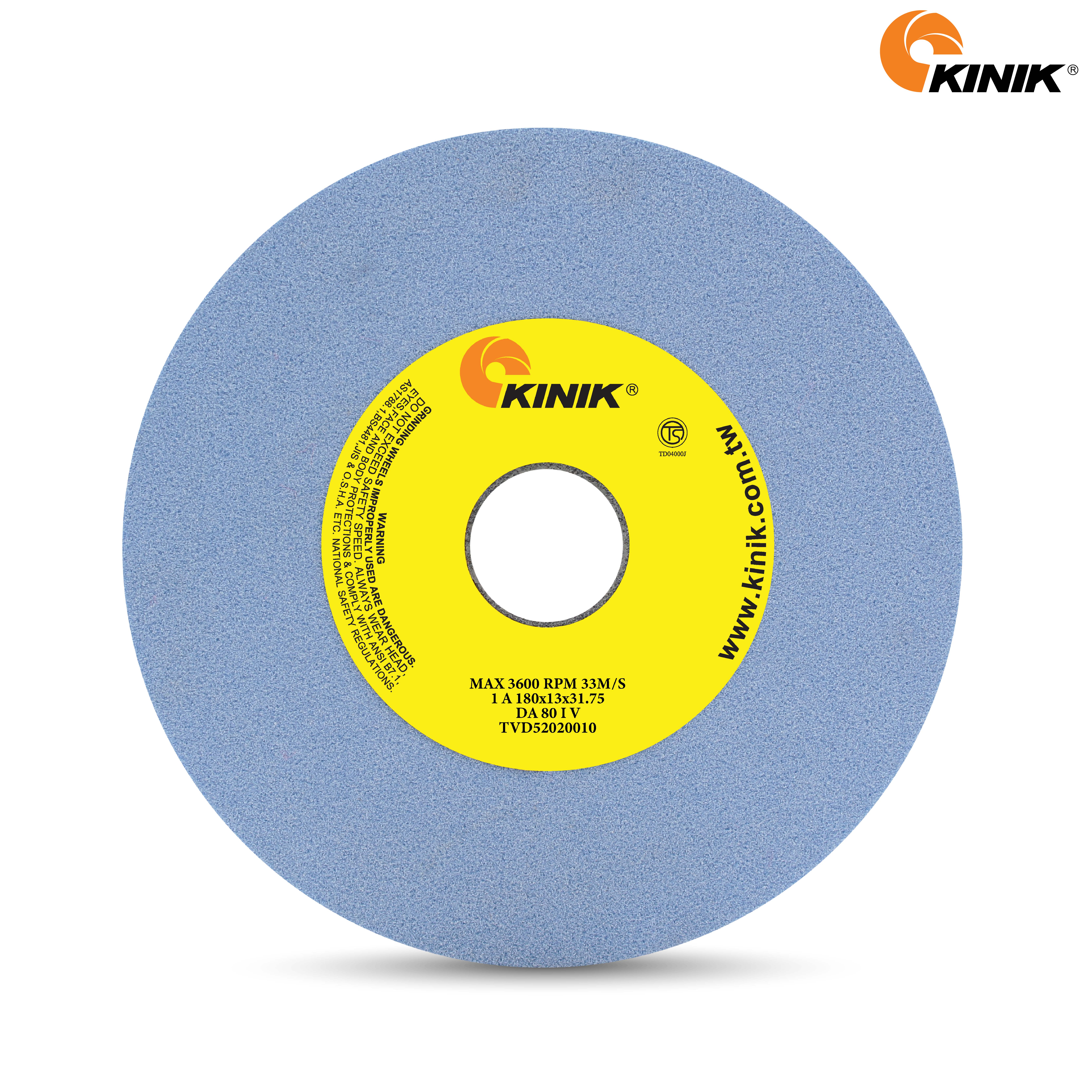 หินเจียร KINIK DA80IV1A 180x13x31.75 mm.