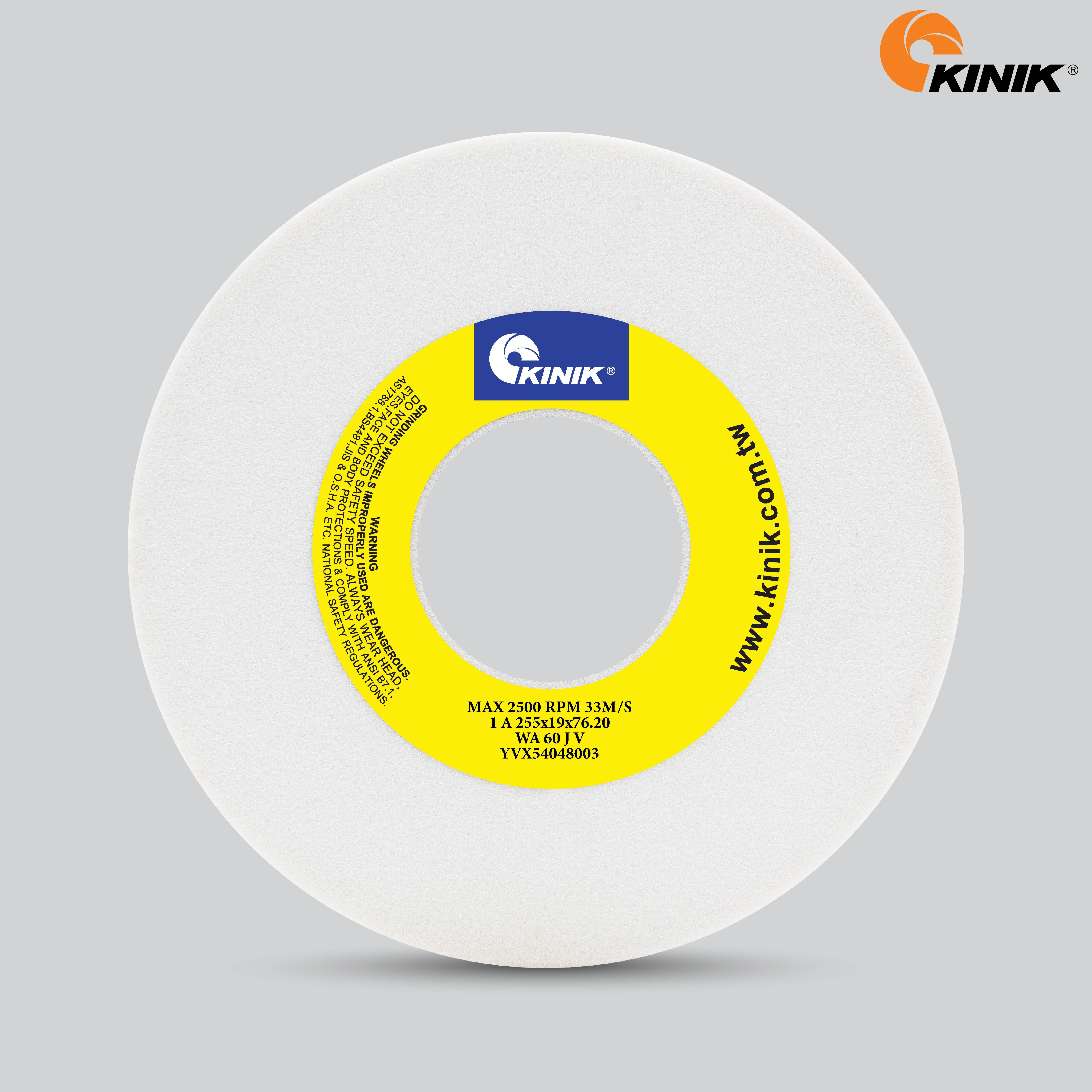 หินเจียร KINIK WA60JV1A 255x19x76.2 mm.