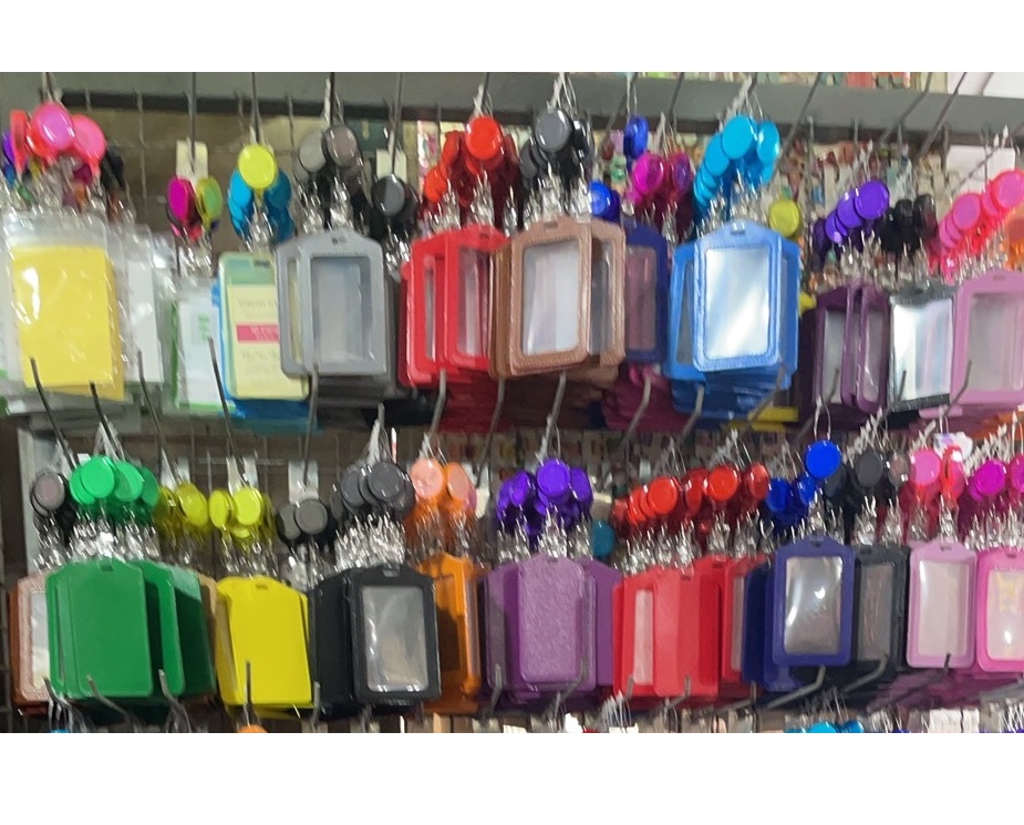 ซองบัตรสีพื้น-หนังPU พร้อมหัวโยโย่ (แนวตั้ง)