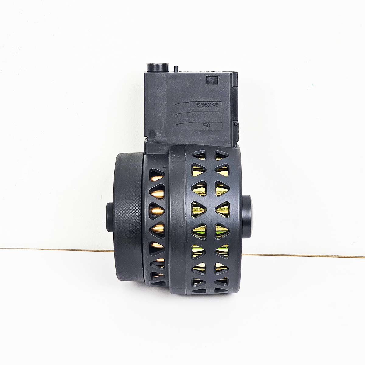 Magazine ทรงกลมจุได้ 550 ลูก สำหรับ ปืนเจลเบอร์ 23,41,44, 46 (MZD)