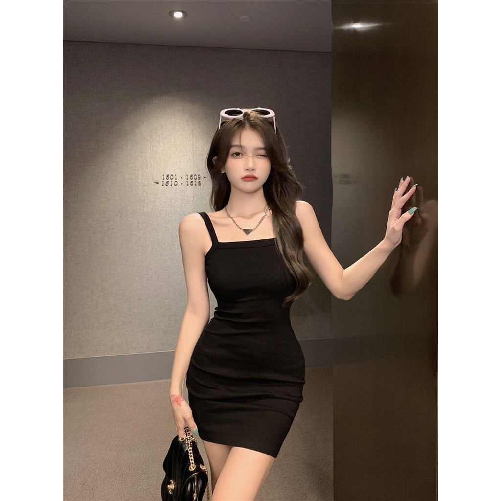 เดรสเว้าหลังลึก สายเดี่ยว เซ็กซี่ CN2196