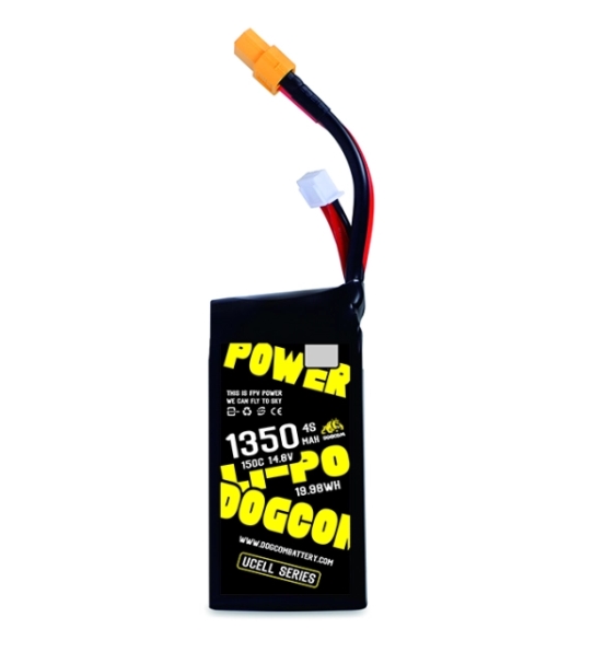 DOGCOM 1350mAh 150C 6S 22.2V UCELL series แบตโดรนคุณภาพสูง